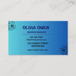 Benutzerdefinierte Visitenkarte | Beruflich und st