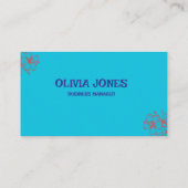 Benutzerdefinierte Visitenkarte | Beruflich und st (Rückseite)