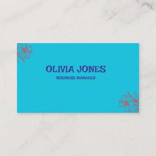 Benutzerdefinierte Visitenkarte | Beruflich und st (Rückseite)