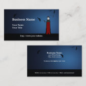 Benutzerdefinierte Visitenkarte für das Leuchtturm (Vorne/Hinten)