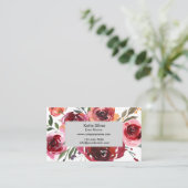 Benutzerdefinierte Visitenkarte für Wasserfarben Platzkarte (Stehend Vorderseite)