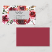 Benutzerdefinierte Visitenkarte für Wasserfarben Platzkarte (Vorne/Hinten)