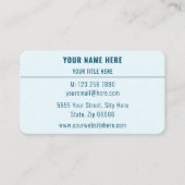 Benutzerdefinierte Visitenkarte Ihr Name Text Kont (Vorderseite)