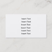 Benutzerdefinierte Visitenkarte mit Cocker (BW) - (Rückseite)