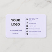 Benutzerdefinierte Visitenkarte mit eigenem Design (Vorderseite)