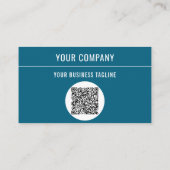 Benutzerdefinierte Visitenkarte mit QR Code Ihr ei (Rückseite)