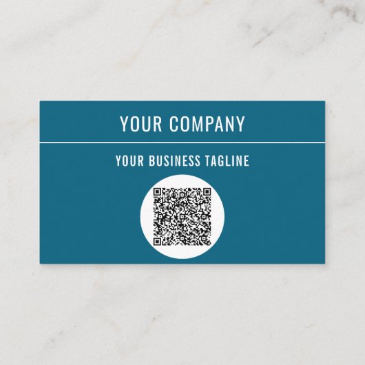 Benutzerdefinierte Visitenkarte mit QR Code Ihr ei (Rückseite)