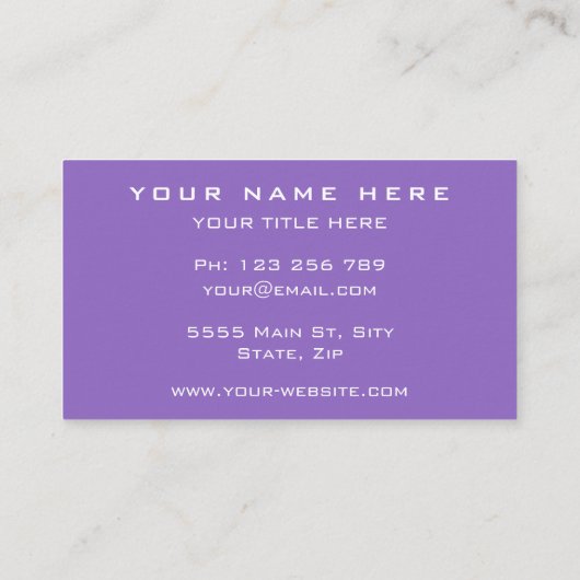 Benutzerdefinierte Visitenkarte mit QR-Code-Scan-I (Rückseite)