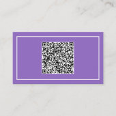 Benutzerdefinierte Visitenkarte mit QR-Code-Scan-I (Vorderseite)