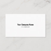 Benutzerdefinierte Visitenkarten - Ein dauerhafter Visitenkarte (Rückseite)