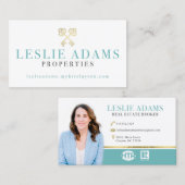 Benutzerdefinierte Visitenkarten für Leslie Adams Visitenkarte (Vorne/Hinten)