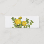 Benutzerdefinierte Visitenkarten für Redoute Yello Mini Visitenkarte (Rückseite)