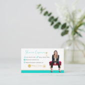 Benutzerdefinierte Visitenkarten für Shannon Visitenkarte (Stehend Vorderseite)