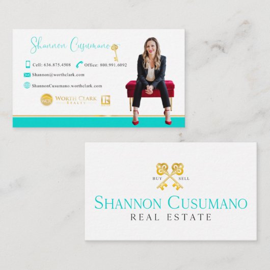 Benutzerdefinierte Visitenkarten für Shannon Visitenkarte (Vorne/Hinten)