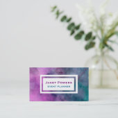 benutzerdefinierte Visitenkarten für Veranstaltung Visitenkarte (Stehend Vorderseite)