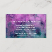 benutzerdefinierte Visitenkarten für Veranstaltung Visitenkarte (Rückseite)