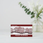 Benutzerdefinierte Visitenkarten für viktorianisch Visitenkarte (Stehend Vorderseite)