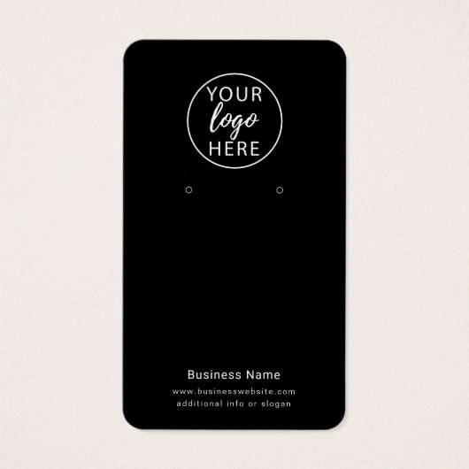 Benutzerdefinierte Visitenkarten-Ohrmarke für Unte (Vorderseite)