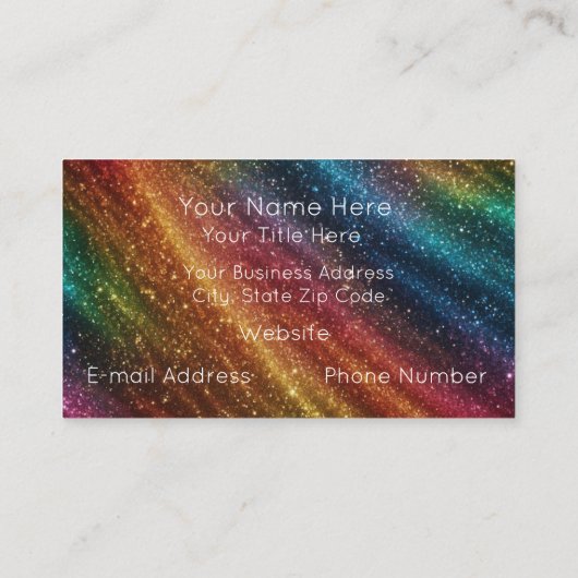 Benutzerdefinierte Visitenkarten Visitenkarte (Rückseite)