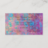 Benutzerdefinierte Visitenkarten Visitenkarte (Rückseite)