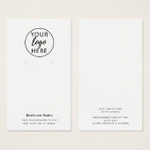 Benutzerdefinierte Visitenkarten-Werbekarte für Fi (Vorne & Hinten)