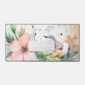 Benutzerdefinierte Vogelfarbe Schreibtischunterlage (Tastatur & Maus)