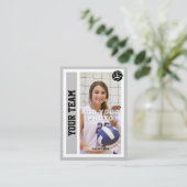 Benutzerdefinierte Volleyball-Handelskarte (Light Telefonnummerkarte (Stehend Vorderseite)