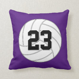 Benutzerdefinierte Volleyball-Player Jersey-Nummer Kissen