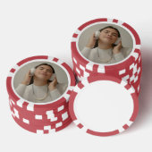 Benutzerdefinierte Vollfoto Moderne  Pokerchips (Stapel)