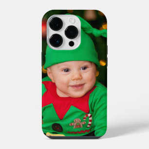 Benutzerdefinierte Vollfoto-Vorlage Einfach Modern iPhone 14 Pro Hülle