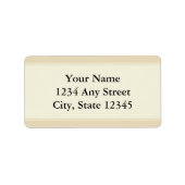 Benutzerdefinierte, vorbedruckte Adressbezeichnung Adressaufkleber (Vorne)