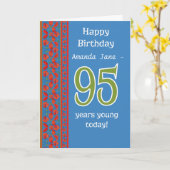 Benutzerdefinierte Vordergrundrot-Feld-Punkte 95. Karte (Gelbe Blume)