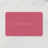 Benutzerdefinierte Vorlage Beruflich Elegante Mode Visitenkarte (Vorderseite)