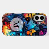 Benutzerdefinierte Vorlage Farbiges Muster Case-Mate iPhone Hülle (Rückseite (Horizontal))