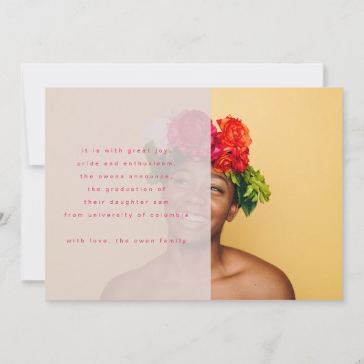 Benutzerdefinierte Vorlage für Abstrakte Fun Gradu (Rückseite)