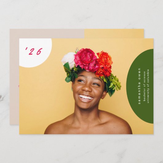 Benutzerdefinierte Vorlage für Abstrakte Fun Gradu (Vorne/Hinten)