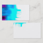 Benutzerdefinierte Vorlage für abstrakte Visitenka Visitenkarte (Vorne/Hinten)