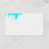 Benutzerdefinierte Vorlage für abstrakte Visitenka Visitenkarte (Rückseite)