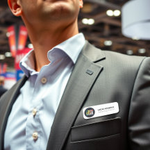 Benutzerdefinierte Vorlage für Abzeichen mit weiße