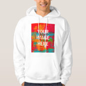 Benutzerdefinierte Vorlage für Bildlogo hinzufügen Hoodie (Vorderseite)