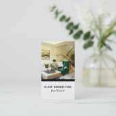 Benutzerdefinierte Vorlage für das Foto der Visite Visitenkarte (Stehend Vorderseite)