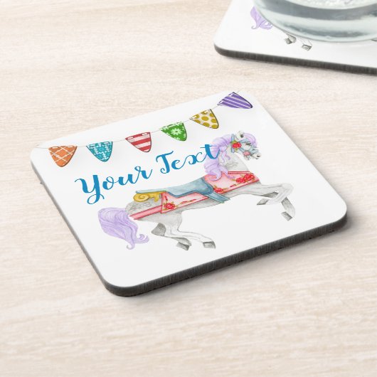 Benutzerdefinierte Vorlage für das Karussell Getränkeuntersetzer (Linke Seite)