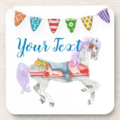 Benutzerdefinierte Vorlage für das Karussell Getränkeuntersetzer (Vorderseite)