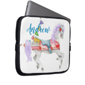 Benutzerdefinierte Vorlage für das Karussell Laptopschutzhülle (Vorne Rechts)