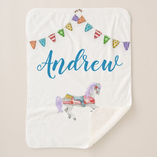 Benutzerdefinierte Vorlage für das Karussell Sherpadecke (Vorderseite)