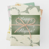 Benutzerdefinierte Vorlage für den Jeden Anlaß-Blu Geschenkpapier Set (Beispiel)