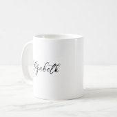 Benutzerdefinierte Vorlage für den Typnamen Trendy Kaffeetasse (Vorderseite Links)