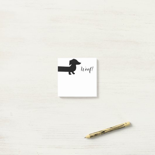 Benutzerdefinierte Vorlage für die Niedliche Dacke Post-it Klebezettel (Auf Schreibtisch)