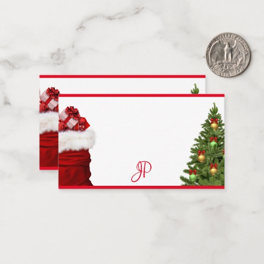 Benutzerdefinierte Vorlage für die Weihnachtshands (Vorderseite/Rückseite Beispiel)