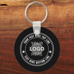 Benutzerdefinierte Vorlage für Ihren Geschäftsname Schlüsselanhänger